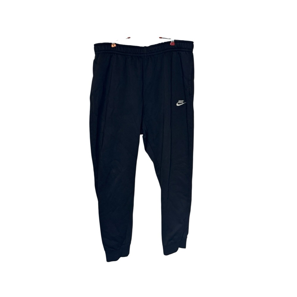Nike Men's Pants Sportswear Fleece Drawstring Jogger Baggy Athletic Black XXL